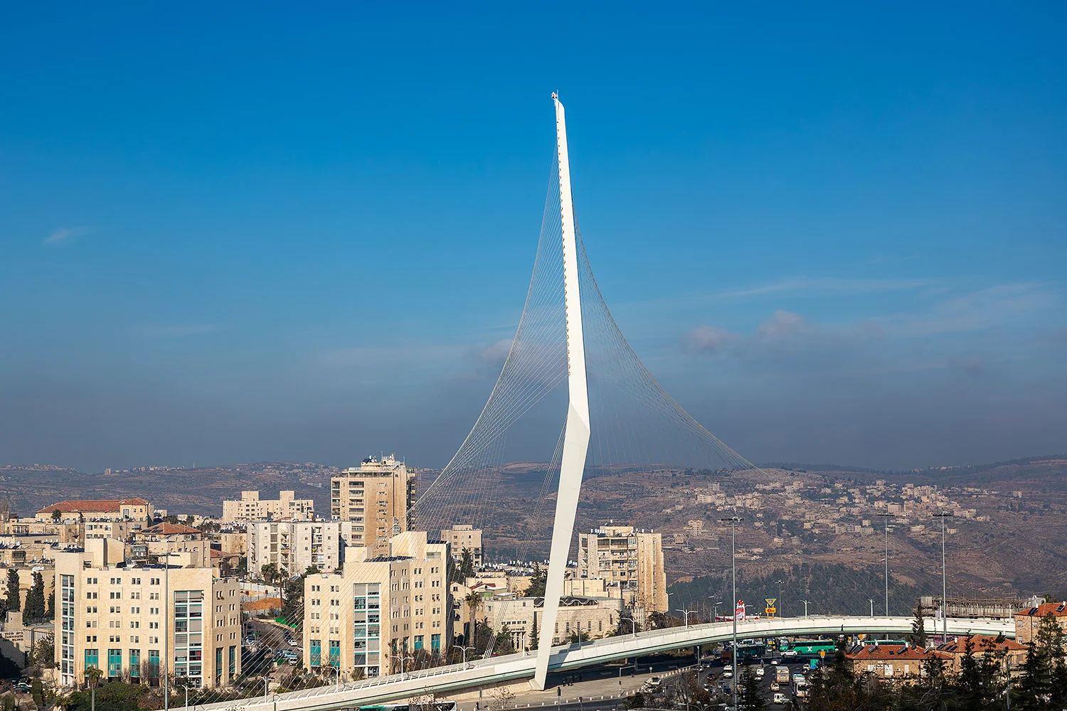 Chords Bridge Jerusalem Israel