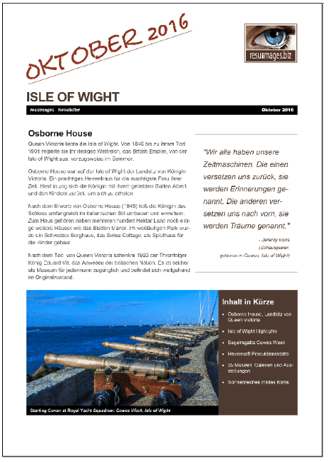 Newsletter Isle of Wight